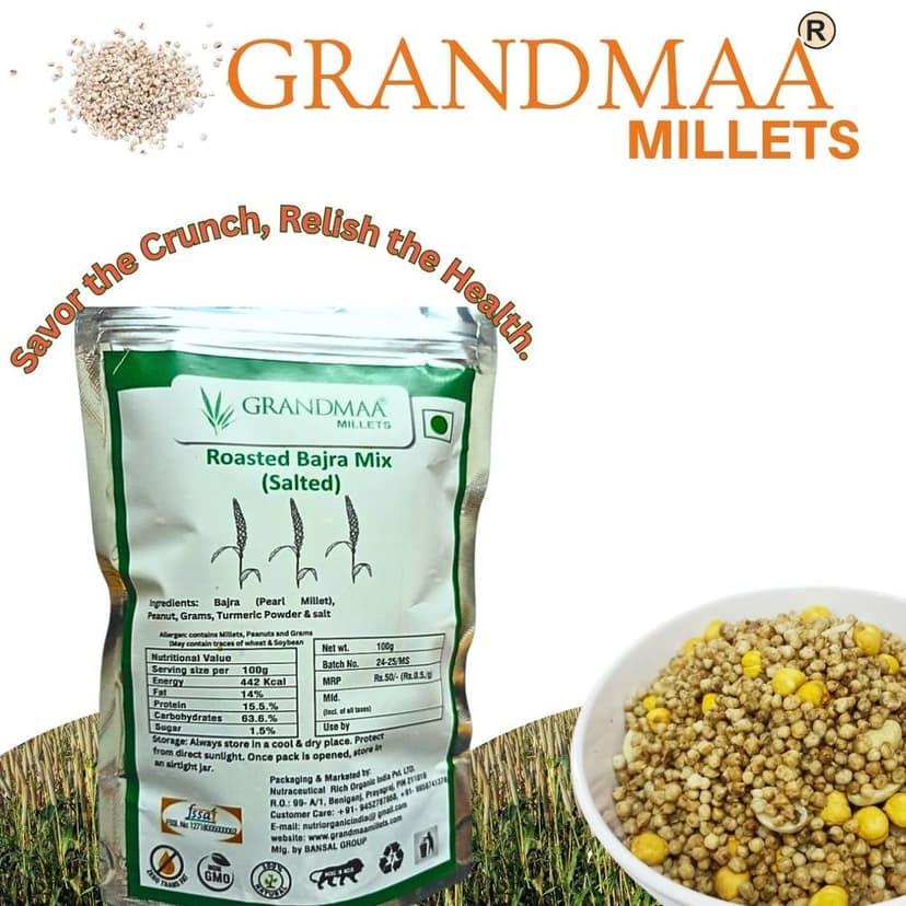 Bajra Roasted Mix (Salted) view 2