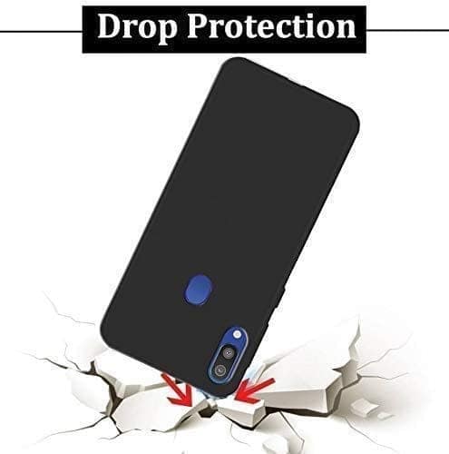 Faircost Ultra Slim Flexible Soft Back Case Cover for Samsung Galaxy A30/ A20 [Matte Black] 360 Degree Coverage view 2