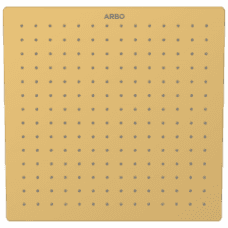 OS-GG-211 Square 12" x 12" Inch SUS 304 Rainfall Overhead Shower (Glossy Gold)