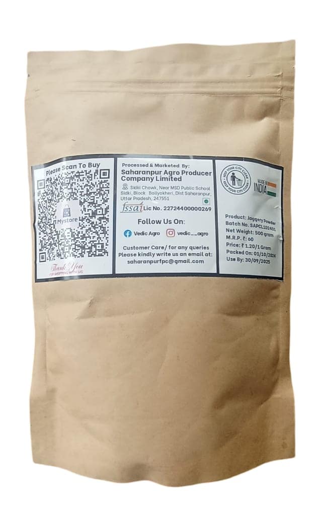 Jaggery Powder - 100% Natural, Unrefined, and Chemical-Free view 2