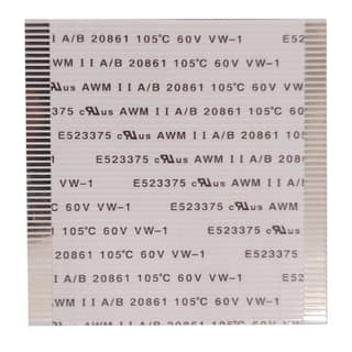 50 Pin 1mm Pitch 50mm Same Side Connection FFC Ribbon Flexible Flat Cable