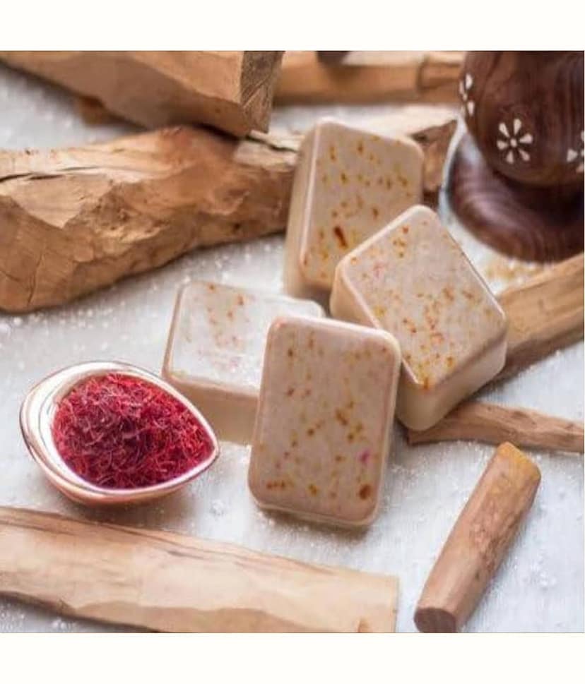Elatiz Beauty Sandalwood & Saffron soap Magic Soap for All Skin Type ( Pack of 2 ) view 2