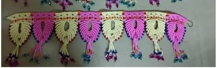 Macram Toran / Handmade Door Hanging