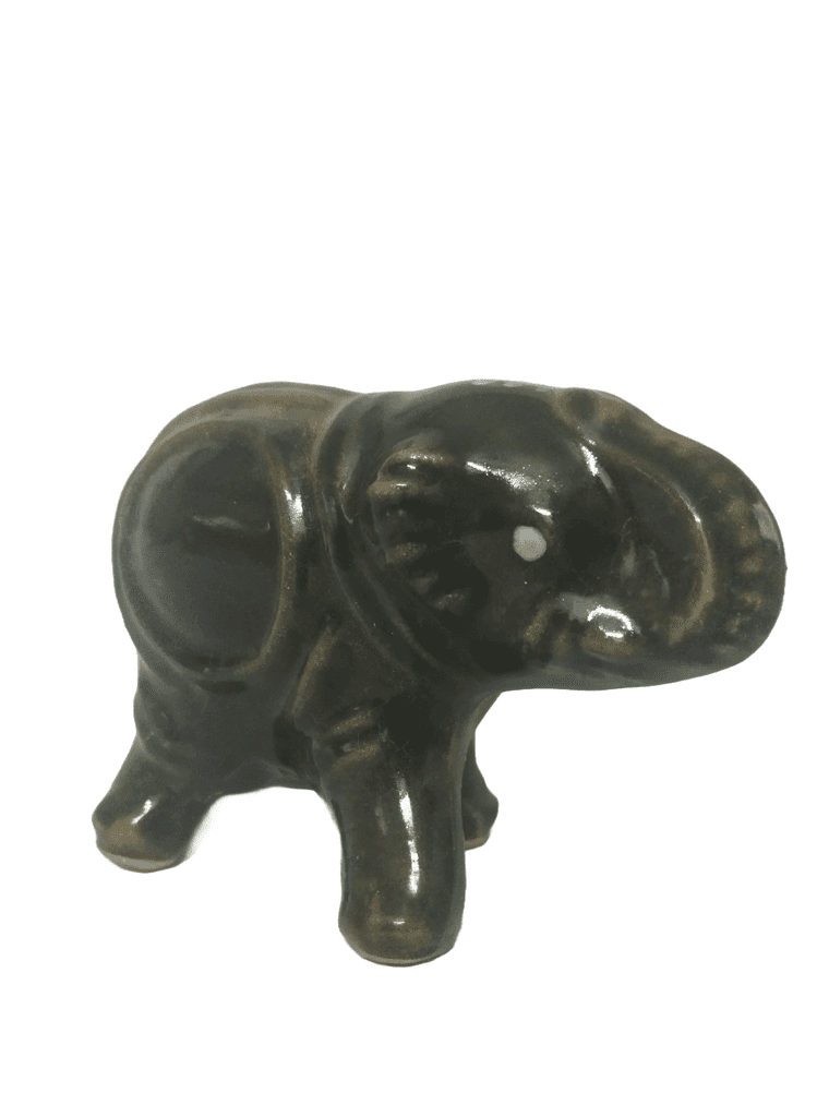 Ceramic Elephant Figurine - Elegant Home Decor view 2