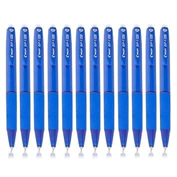 10 Pack Pilot BP-1 Med Blue Gel Pens