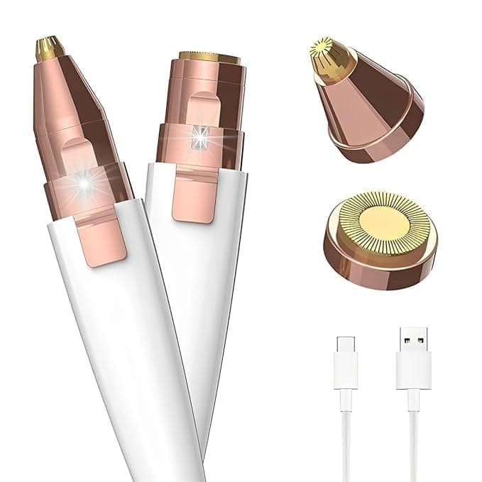 Blawless Eyebrow Trimmer & Facial Hair Remover Razor for Women - Professional Personal Hair Removal, Portable