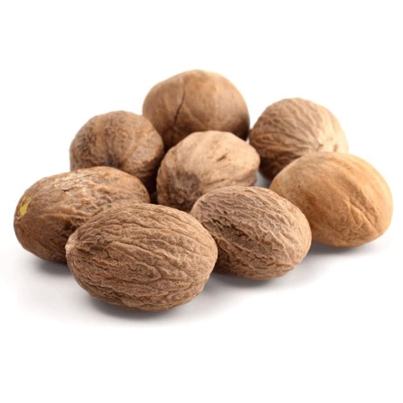 Travancore Nutmeg Whole – Shell removed / Jaiphal Whole (Organically Grown, Single origin & Homestead produce) view 2