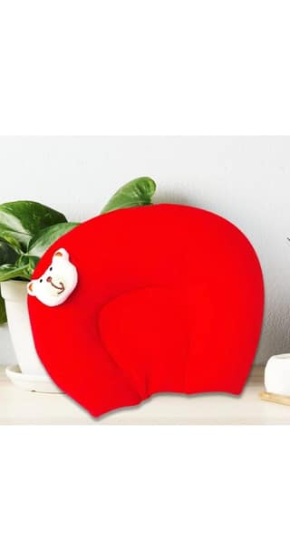 Mustard Seed Pillow for New Born Baby, Ideal for Round Head Shaping Seed Pillow with Foam Cotton Cover for 0 to 12 Months Babies