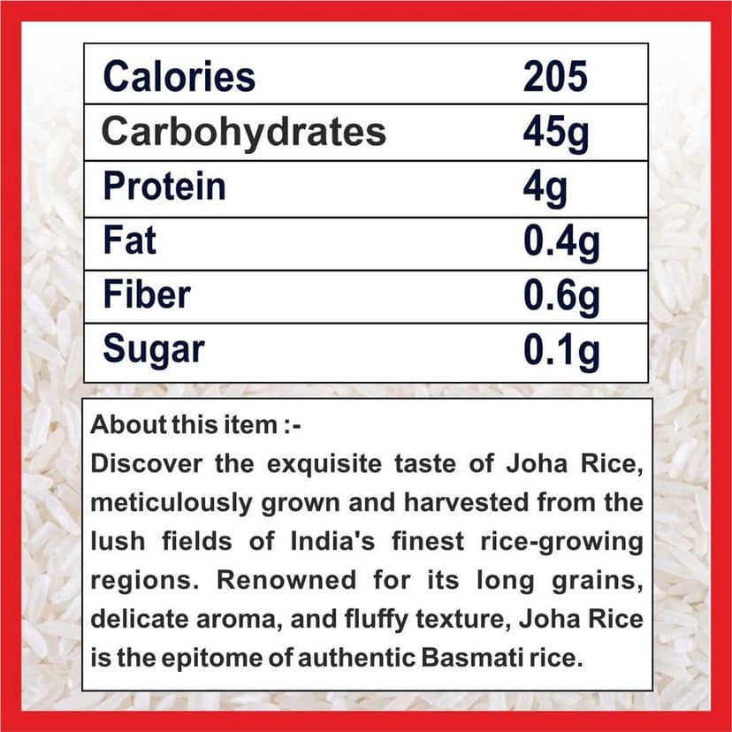 Joha Rice (pack of 5) view 2