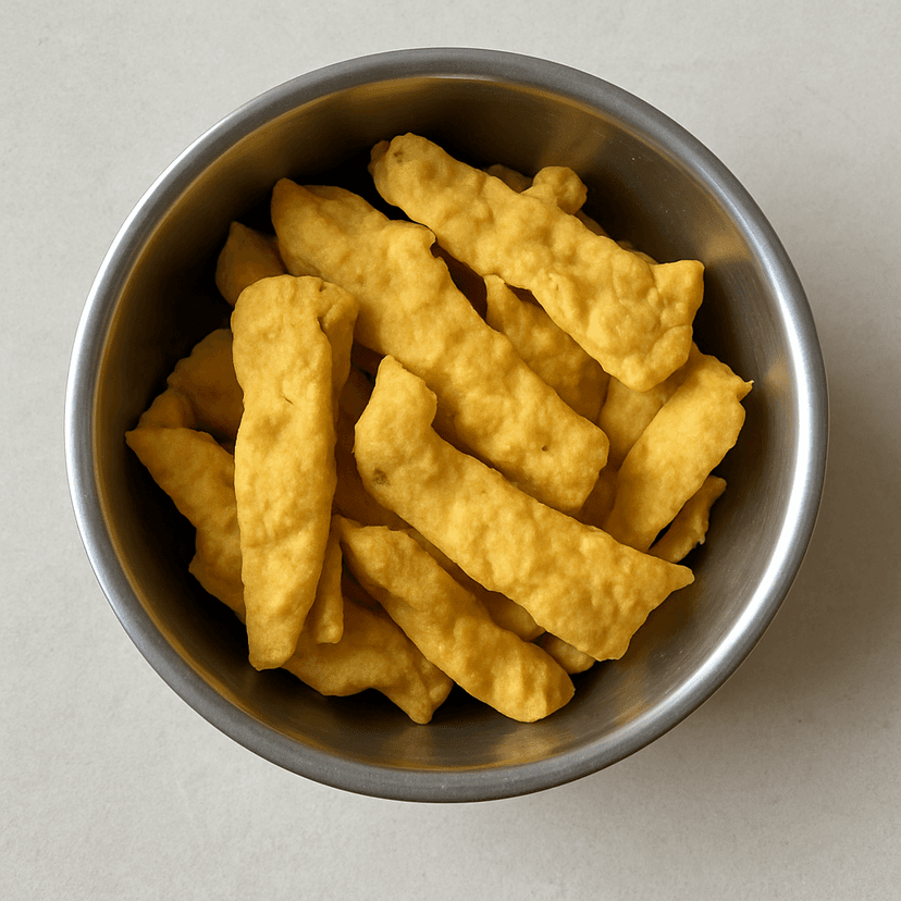 Munni Convenience Store's fafda - traditional indian snack view 2