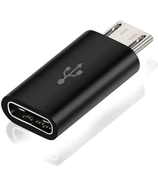 THRIFTKART - Type C Female to Micro v8 Male Data Sync Adapter and Without Cable Charging Connector(1PC-ONLY)
