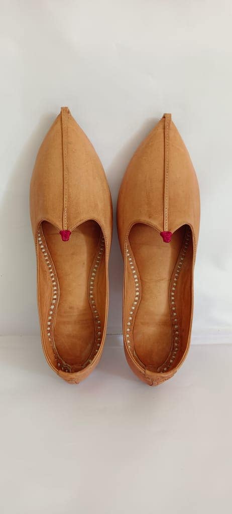 leather handmade mojari view 2