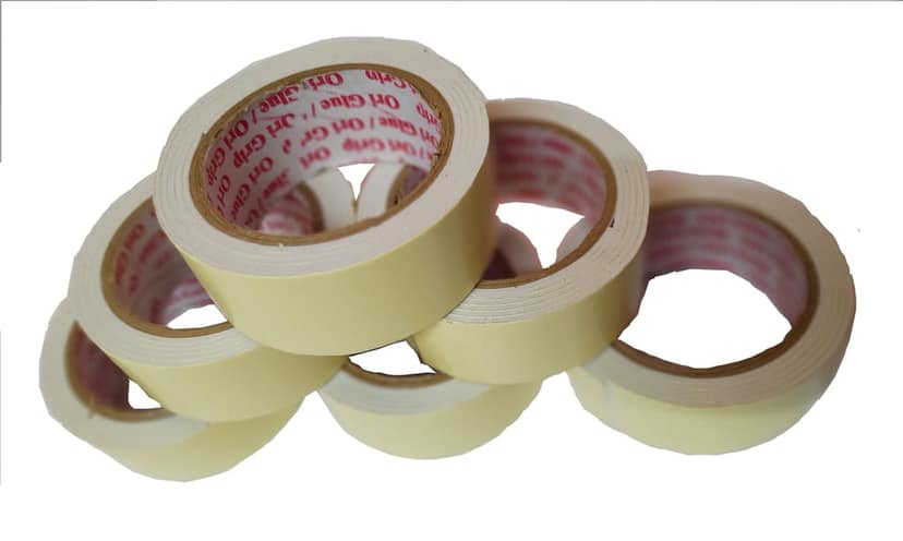 Sabhyatam Double Sided Adhesive Foam Tape for decoration, stationary, crafts, repairs and more (Length 2 mts approx, Width 40 mm and Thickness 2 mm) (Pack of 6) view 2
