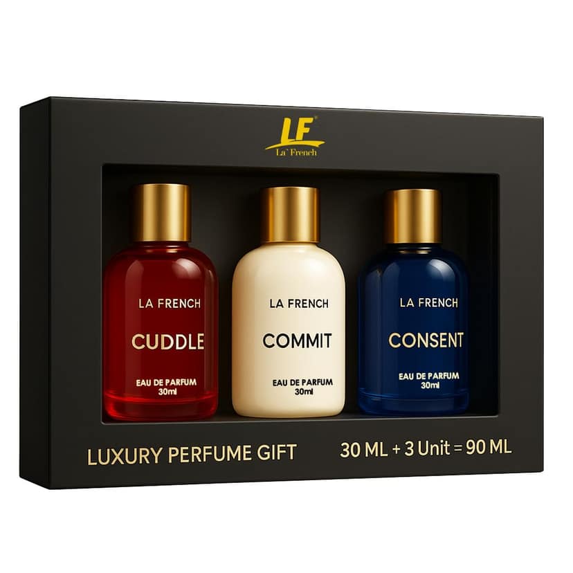 Best Fragrance For Women Set Of 3,30Ml Each(Cuddle+Commit+Consent) Upto 24Hrs Lasting Eau De Parfum