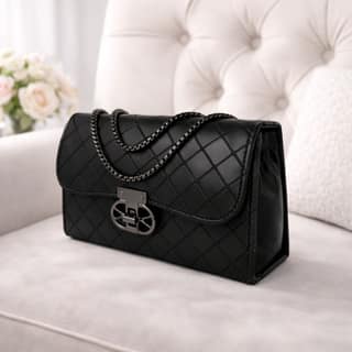 Quilted Design Sling Bag For Women | Chain Strap | Trendy Shoulder Bag