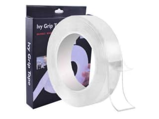 Transparent Adhesive Nano Tape, Removable Traceless Washable Gel Grip Tape, Multifunctional Double Sided Adhesive for Home Kitchen Office