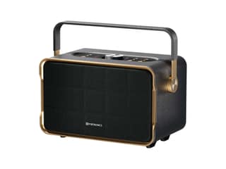 Portronics Harmony Bass Boost Technology, Bass, Treble Adjustment, 2.1 Channel, Leather Finish - Black