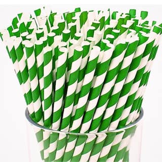 Paper Pipe Straws For Drinking Juice, Pack of 50 Pcs