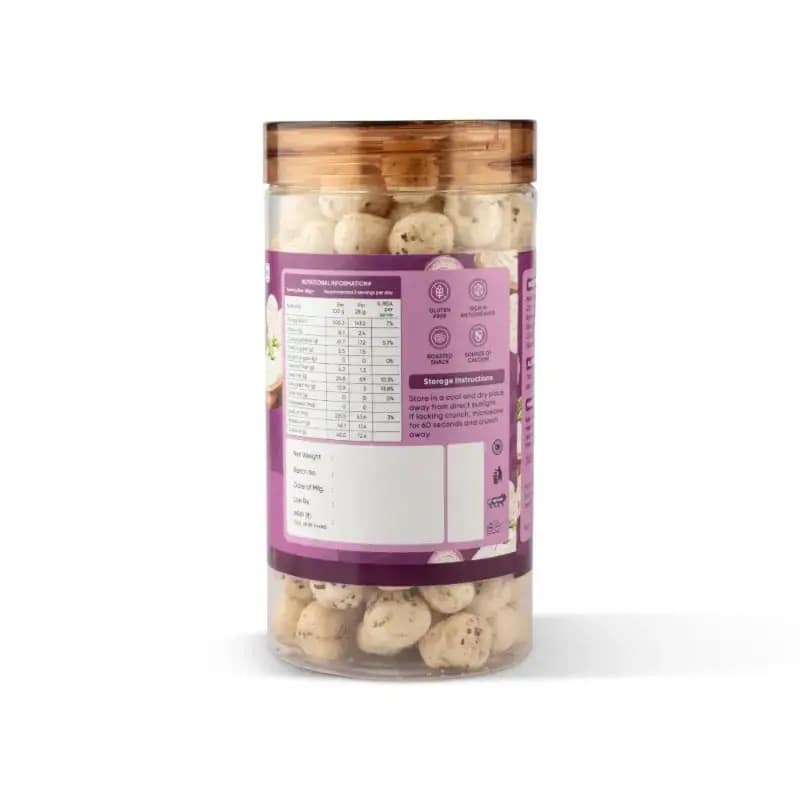 Good Food Co Cream and Onion Makhana – Roasted Fox Nuts with Creamy, Tangy Flavor | Protein-Packed Snack Pack of 2 -70gm each view 2