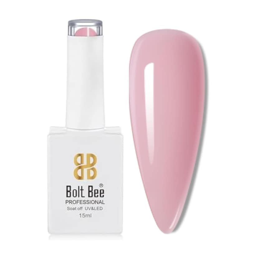 Bolt Bee Dusty Rose Color Gel Nail Polish Soak Off UV Gel DIY at Home Manicure Salon Nail Art Bolt Bee Dusty Rose Color Gel Nail Polish Soak Off UV Gel DIY at Home Manicure Salon Nail Art - 118 / 15 ml (Pack of 1)