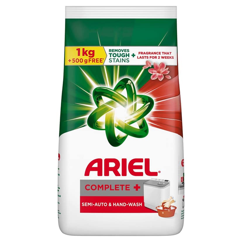 ARIEL COMPLETE DETERGENT POWDER 1.5KG view 2