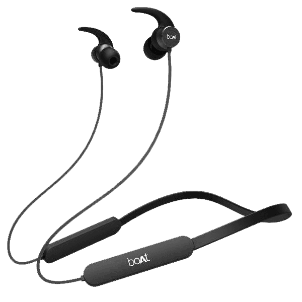boAt Rockerz 255 Pro | Wireless Neckband with 10mm Drivers, Upto 8H Uninterrupted Music, Ergonomic and comfortable Active Black