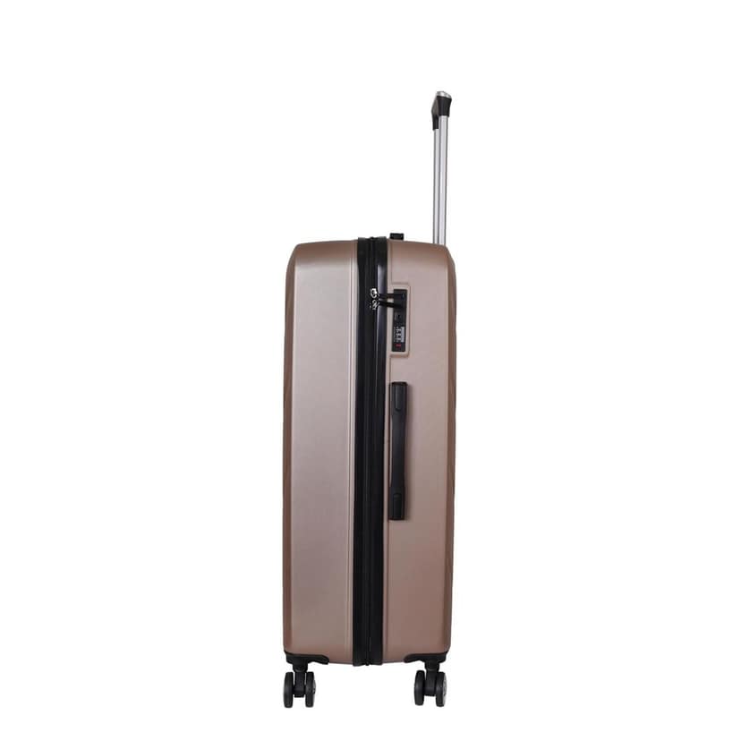 Spacewalk Stylux Hard Luggage Set of 3, 57 cm, 67 cm & 77 cm, 8 Wheels, 3 Year Warranty, Brown view 2