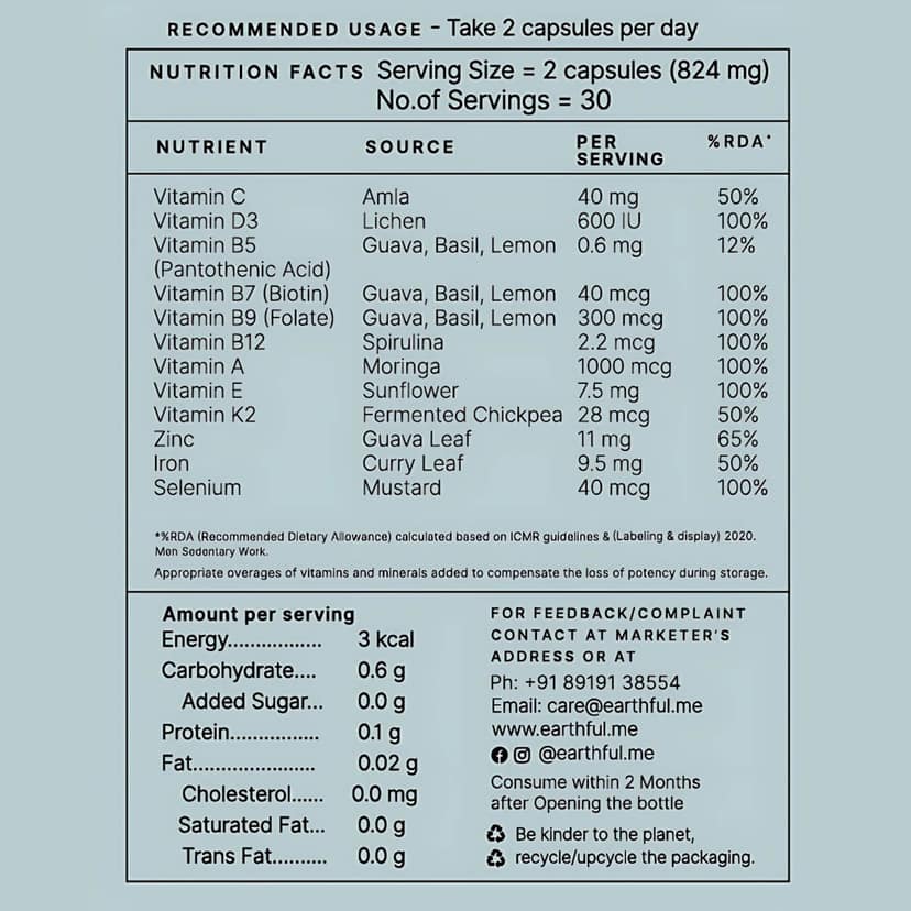 Earthful Multivitamin Men 18+ view 2