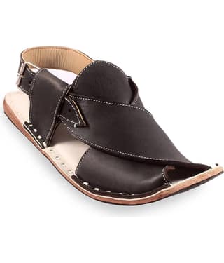 rajeraj Black Men's Mule
