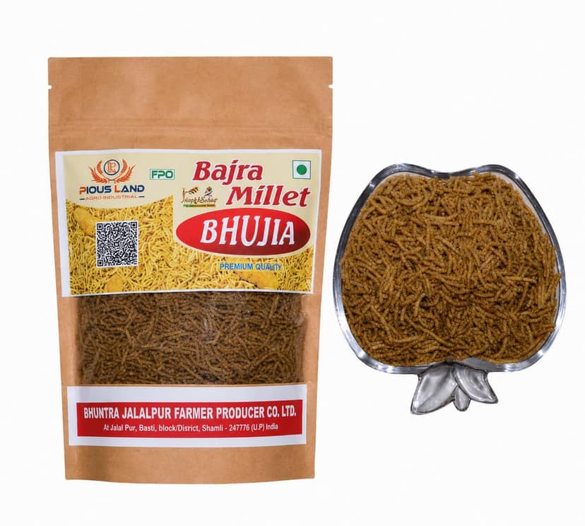 Healthy Millet Bhujia Namkeen 250gm view 2