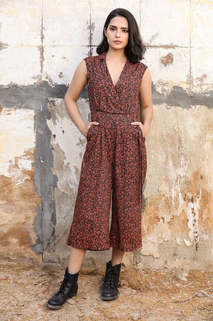 Free n Easy Self Pattern Jumpsuit view 2