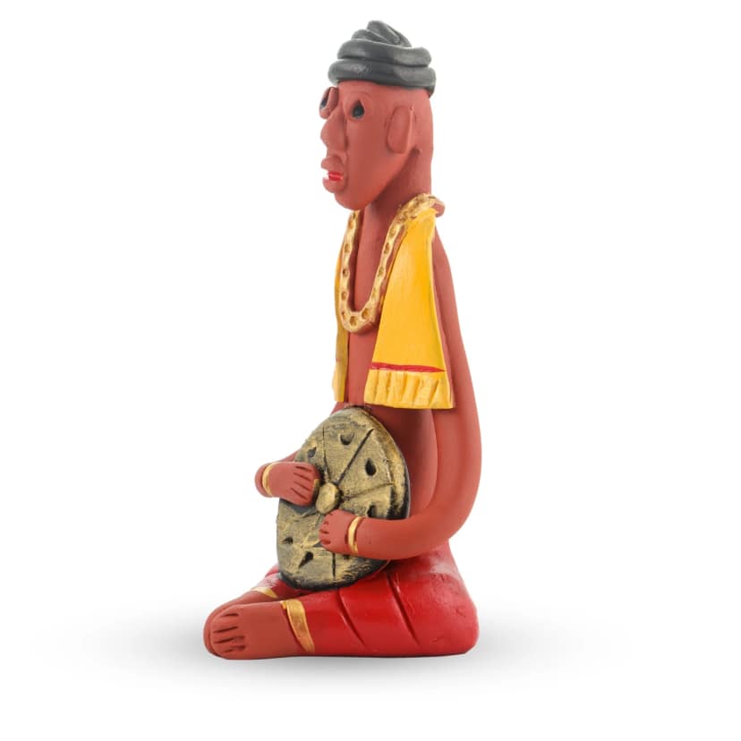 Tisser Handmade Terracotta Men Toy – Decorative Figurine (6 x 3 x 6 cm) view 2