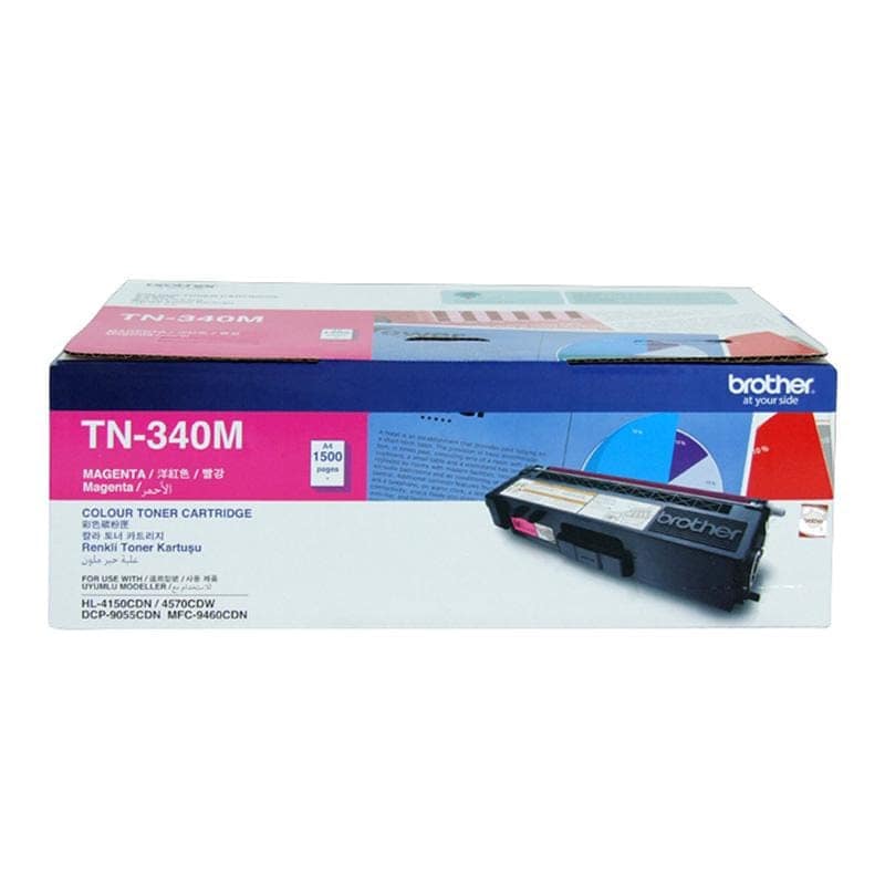 Brother Tn-340 Mangenta Toner Cartridge view 2