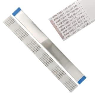 51 Pin 0.5mm Pitch 300mm Same Side Connection FFC Ribbon Flexible Flat Cable With Shielding