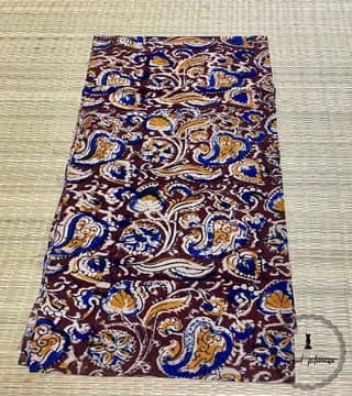Handcrafted Kalamkari Cotton Blouse Piece