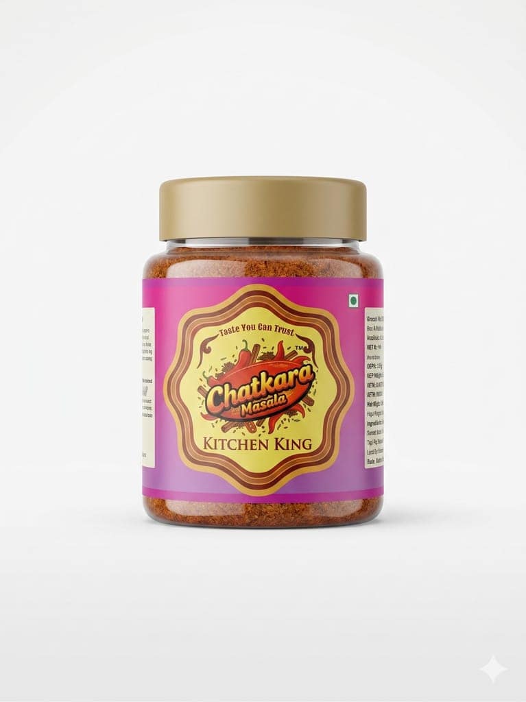 Chatkara Masala Kitchen King | Mixed Spice Powder for Daily Cooking | Vegetable Masala Blend | Ideal for Sabzi Curry and Gravy