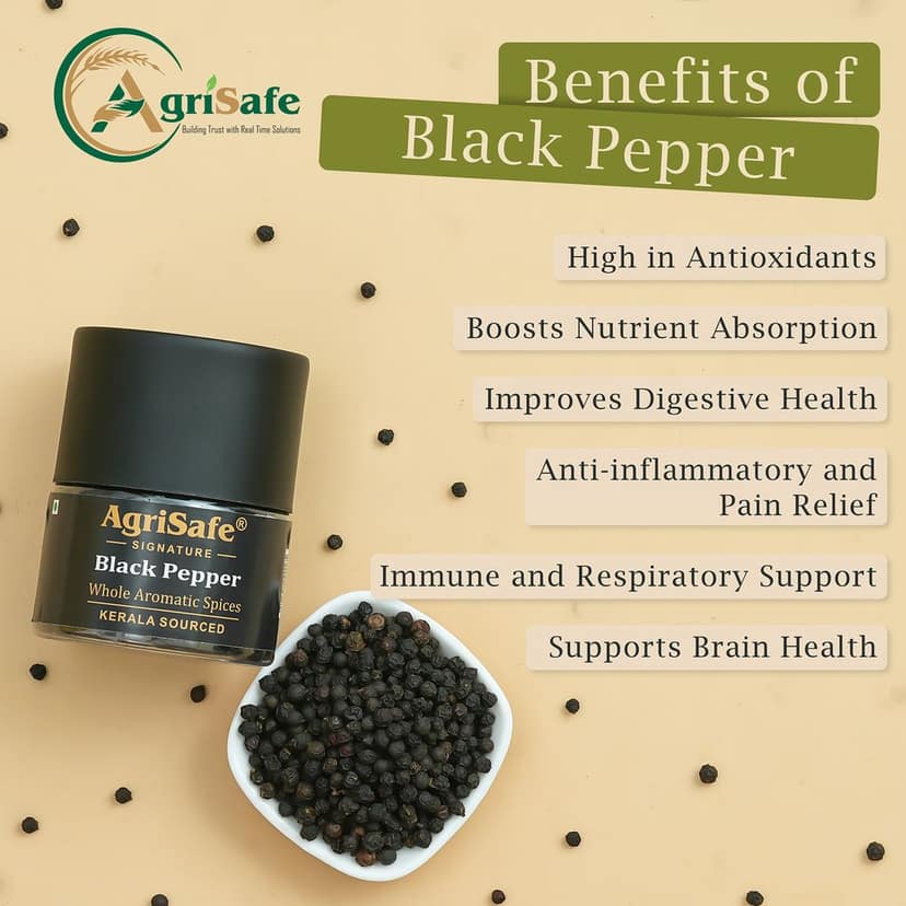 Agrisafe Black Pepper 100g (Jar Pack) view 2