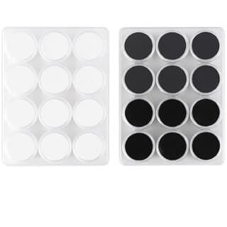 Gemstone Round Dabbi 12 pcs Jewelry Storage Box