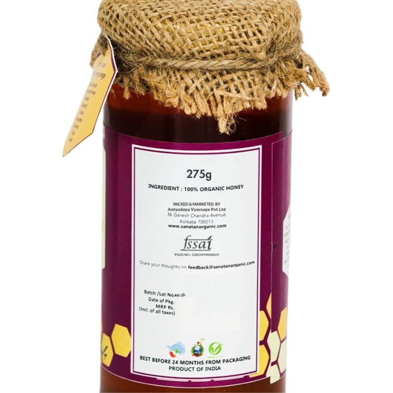 Sanatan Organic Monoflora Jamun Honey- 275 gms view 2