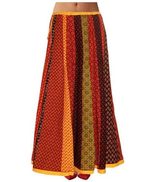 Sttoffa - Multicolor Cotton Women's A-Line Skirt ( Pack of 1 )