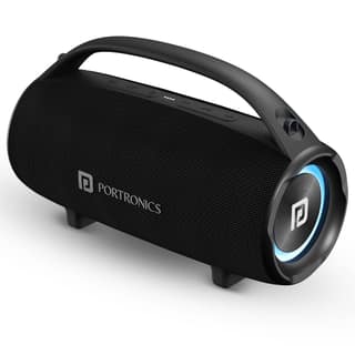 Portronics Thunder 2.0 60W Wireless Bluetooth Party Speaker with Dual Passive Radiator, Upto 6 Hours Playtime, Multiple EQ Modes, RGB LED Lights, TWS Mode, Bluetooth 5.3V, Type C Fast Charging