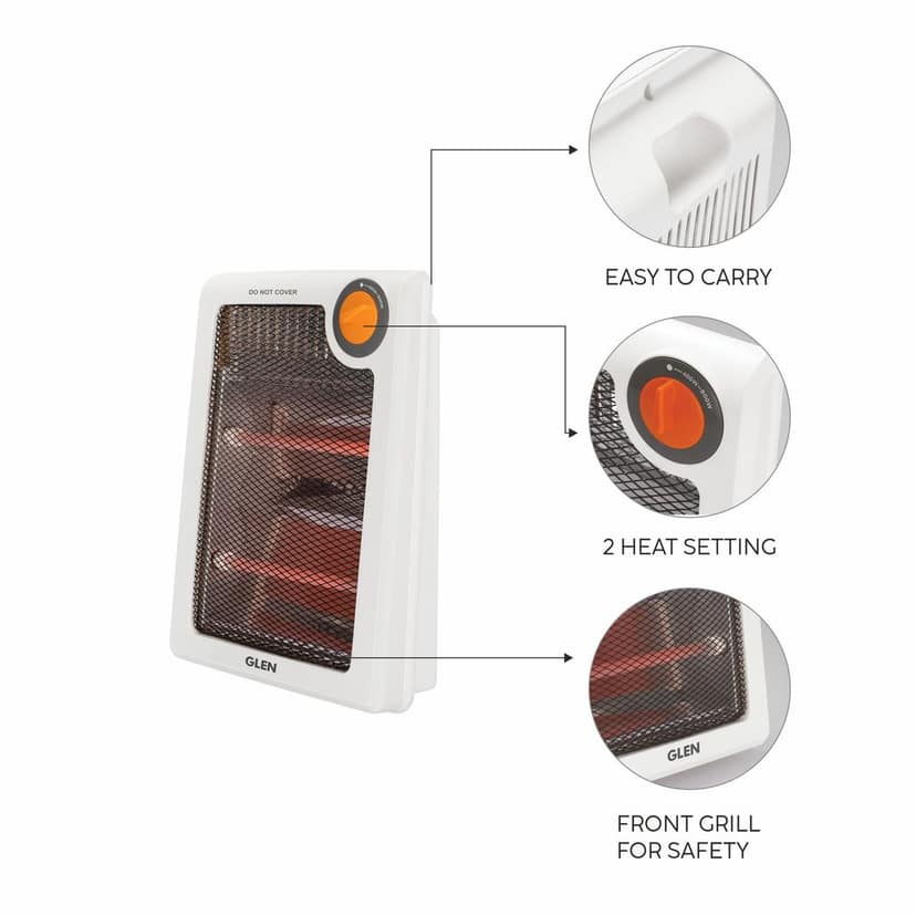 Electric Quartz Room Heater with 2 Heat Settings - HA7012QZ view 2