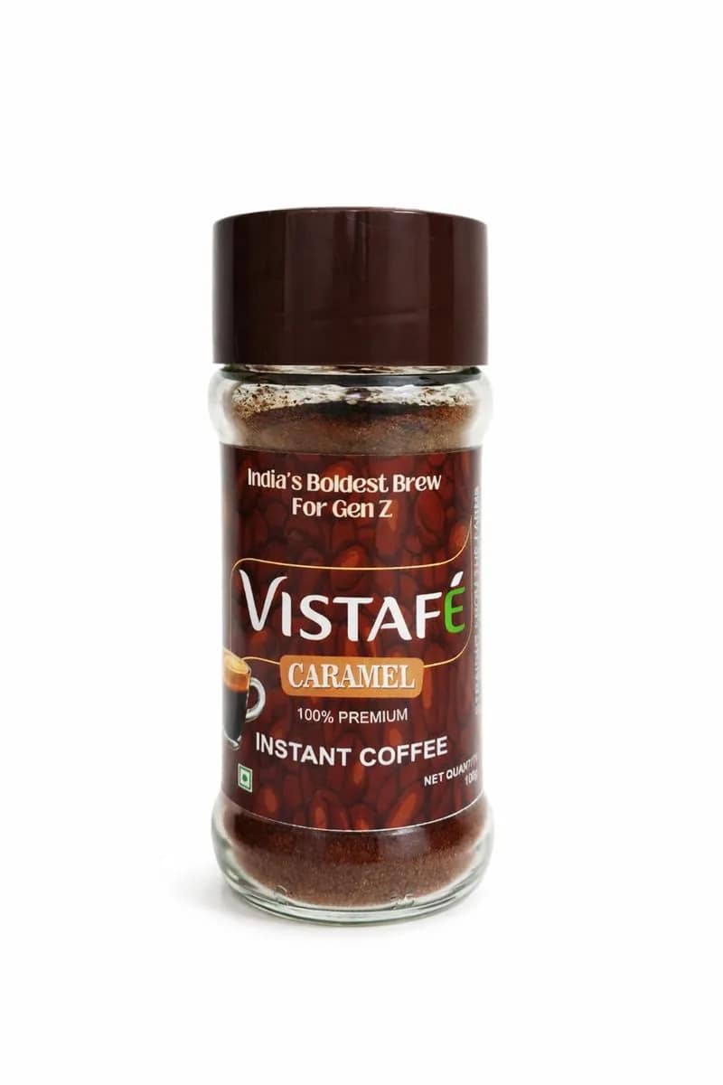Vistafe Caramel Instant Coffee for Smooth Sweet Taste view 2