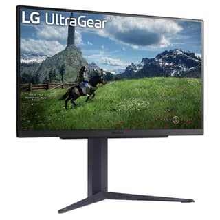 LG 27GS85Q Ultragear Gaming Monitor, 27", QHD, 2560 x 1440, Nano IPS, 1ms (GtG), 180Hz, NVIDIA G-SYNC Compatible, AMD FreeSync, HDR 400, Tilt/Height/Pivot Stand, HDMI, DP, HP Out, Black