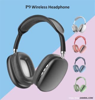P9 Headphones Bluetooth Headphone on Ear 4 Hours Playback Active Noise Cancellation Ipx4 ( Multi Color )