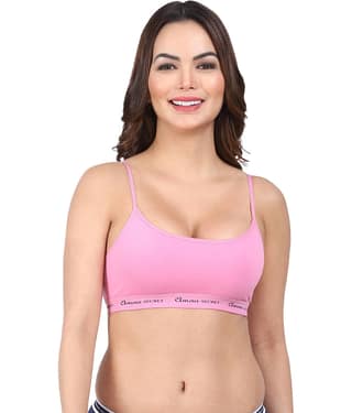 AMOUR SECRET Pack of 1 Cotton Blend Non Padded Teenage Bra For Women ( White )