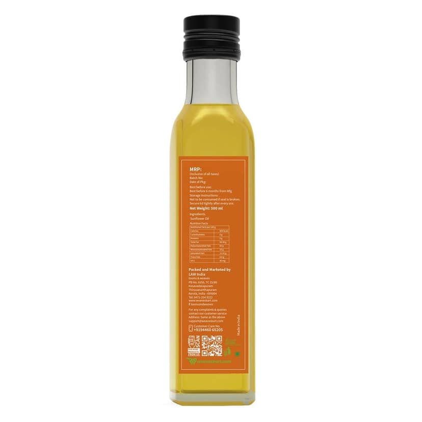 Sunflower oil – 500 ml view 2
