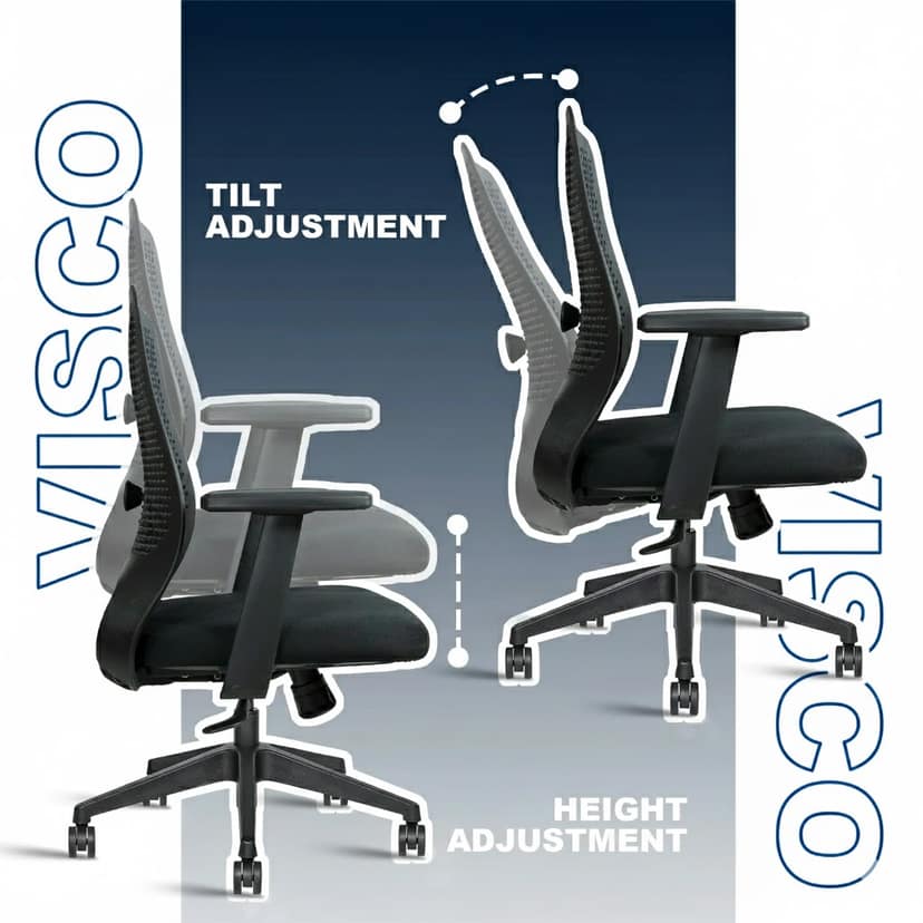 ROSE Hive Mesh Mid-Back Office Chair view 2