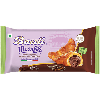 Bauli Moonfils Croissant - Choco Creme, 100% Veg, 45 g