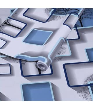 KAAF - Abstract 3D Wallpaper ( 40 x 500 ) cm ( Pack of 1 )